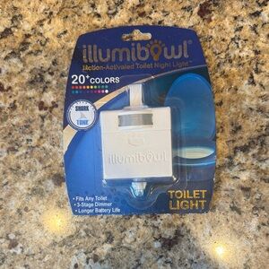 Illumibowl Motion-Activated Toilet Night Light - White